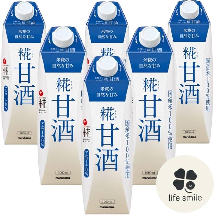 Amazon.co.jp: 【6本セット】マルコメ マルコメプラス糀 糀甘酒